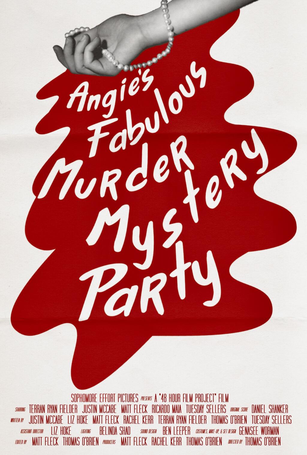 Filmposter for Angie's Fabulous Murder Mystery Party